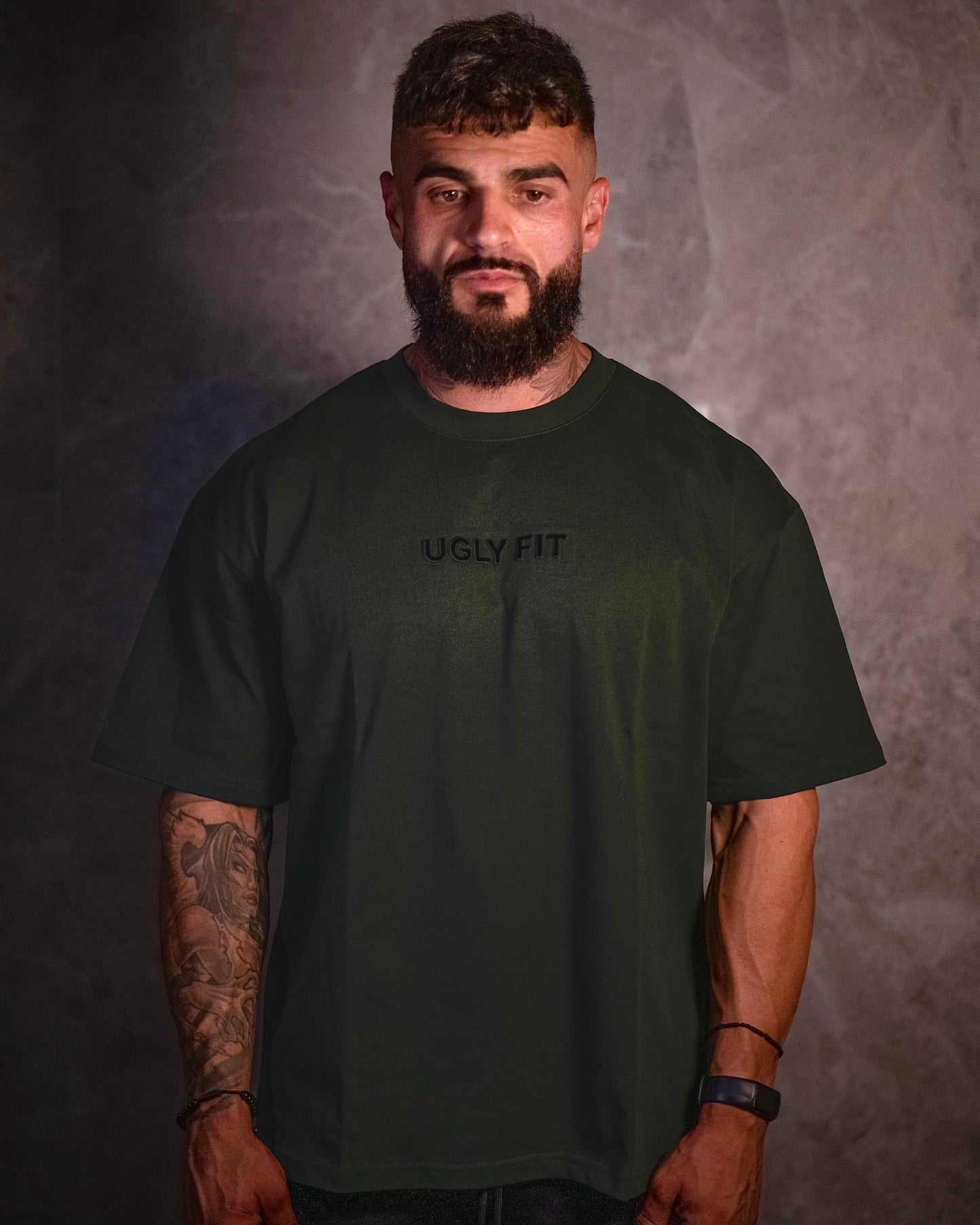 UGLY FIT Oversized T-Shirt — Forest Green