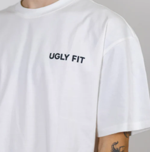 UGLY FIT Oversized T-shirt - White