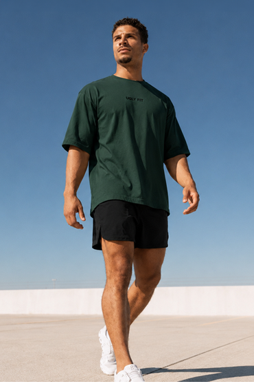 UGLY FIT Oversized T-Shirt — Forest Green