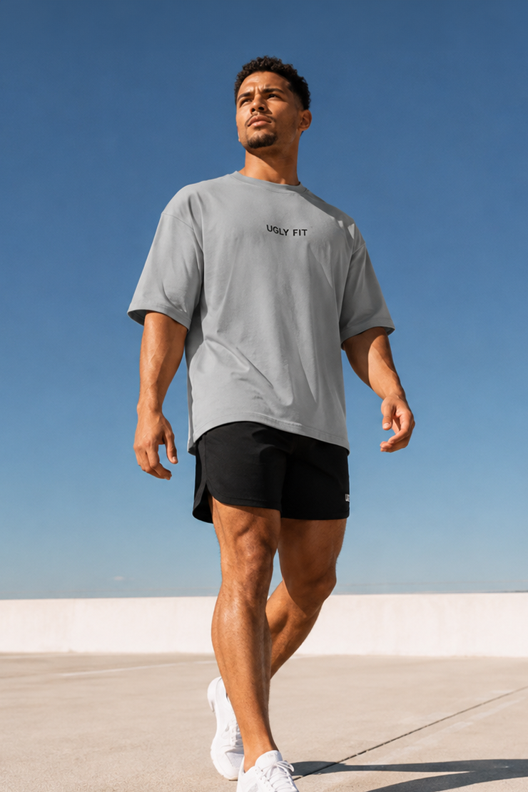 UGLY FIT Oversized T-Shirt — Grey