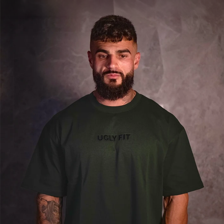 UGLY FIT Oversized T-Shirt — Forest Green